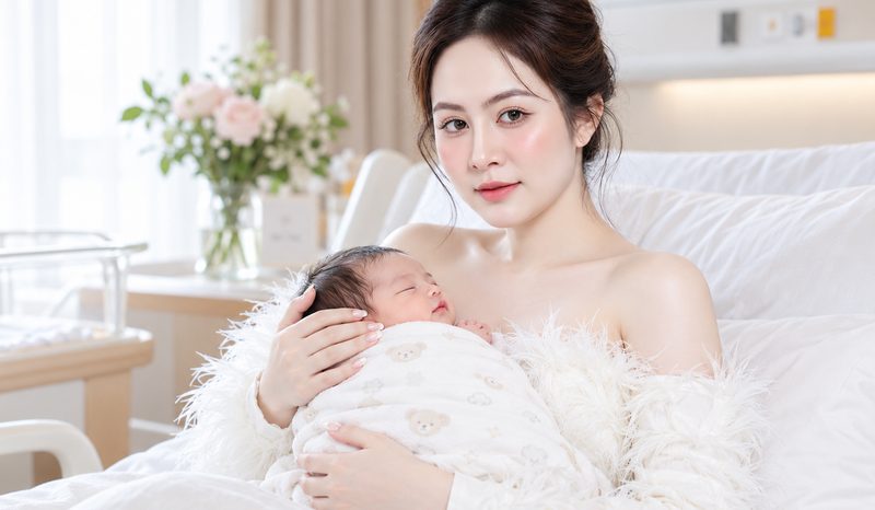 Mẹ và bé sơ sinh